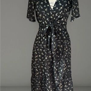 Abercrombie & Fitch Black Floral Dress